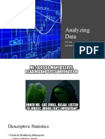 Analyzing Data: PSY 106 Fall 2021