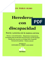 Heredereos Con Discapacidad. 2019. Juan Pablo Olmo