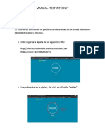 Manual Test Internet