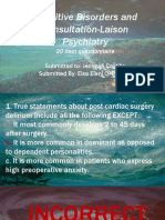 Consultation-Liaison Psychiatry 20 Item Questionnaire