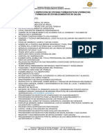 Requisitos Inspeccion Farmacias Boticas y F. de E.S.