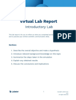 Introductory Lab Report - Labster