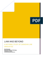 Law and Beyond: A National Study of Canadian Law Graduates