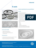 Fibracon PTFE Seals: Custom Manufactured To Your Specification