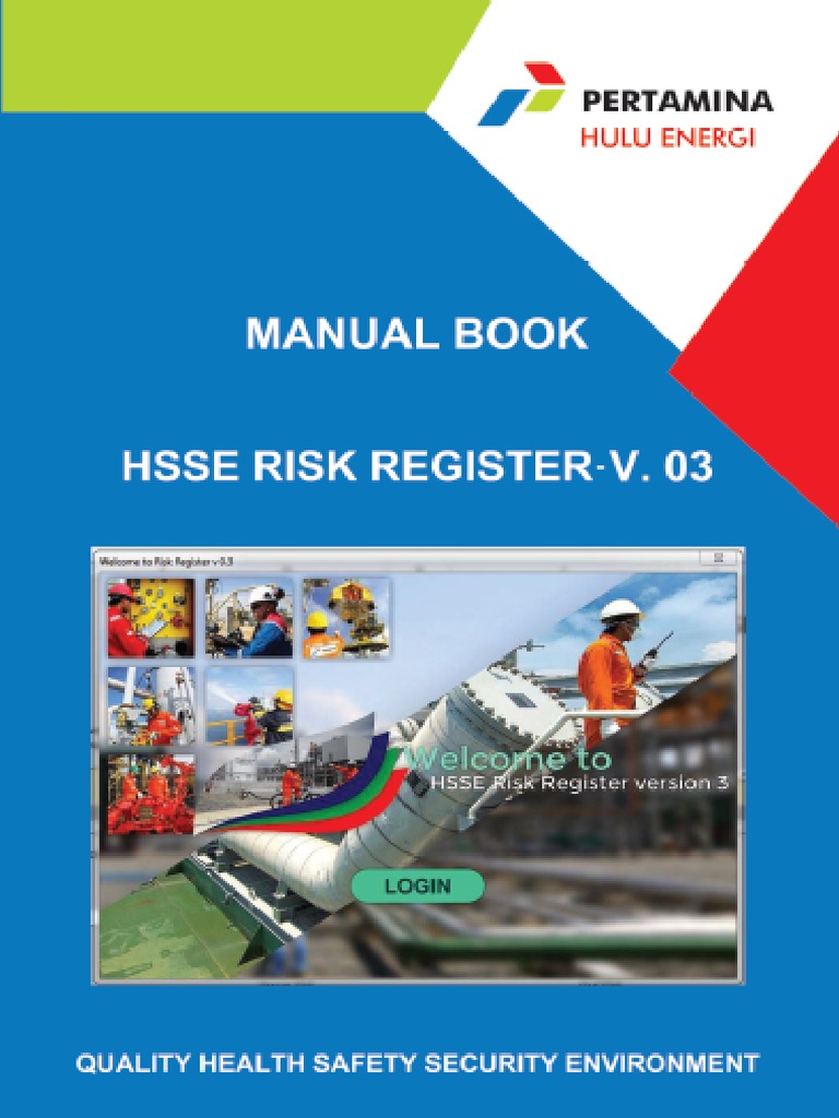 Manual HSSE Risk Register V.03 | PDF | Teknologi & Rekayasa