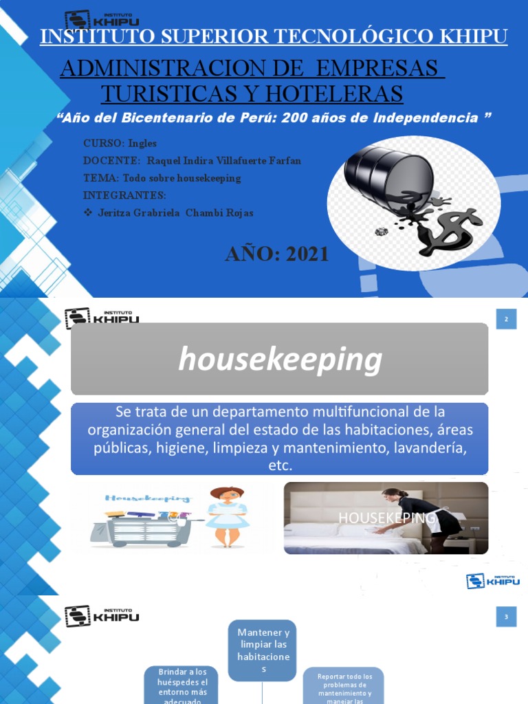 Todo Lo Que Hace El Housekeeping PDF
