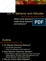What Is The Direction of Relationship Between Attitudes and Behavior?