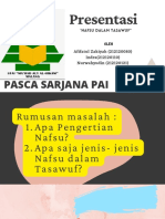 Presentasi Nafsu Dalam Tasawuf