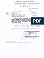 Surat Pemutakhiran Data Mandiri ASN Secara Elektronik MySAPK (BKPSDM)
