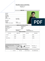 Education Service Contracting: Application Form ESC Form 1