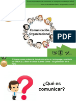 Sesion 3 - Comunicación Organizacional