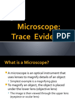 Microscope: Trace Evidence Powerpoint