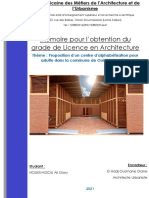 Document de Soutenance de Licence en Architecture