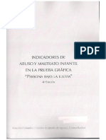 Indicadores de Maltrato Infantil. Prueba Persona Bajo La Lluvia.