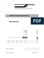 Eje eléctrico 3804 instrucciones servicio