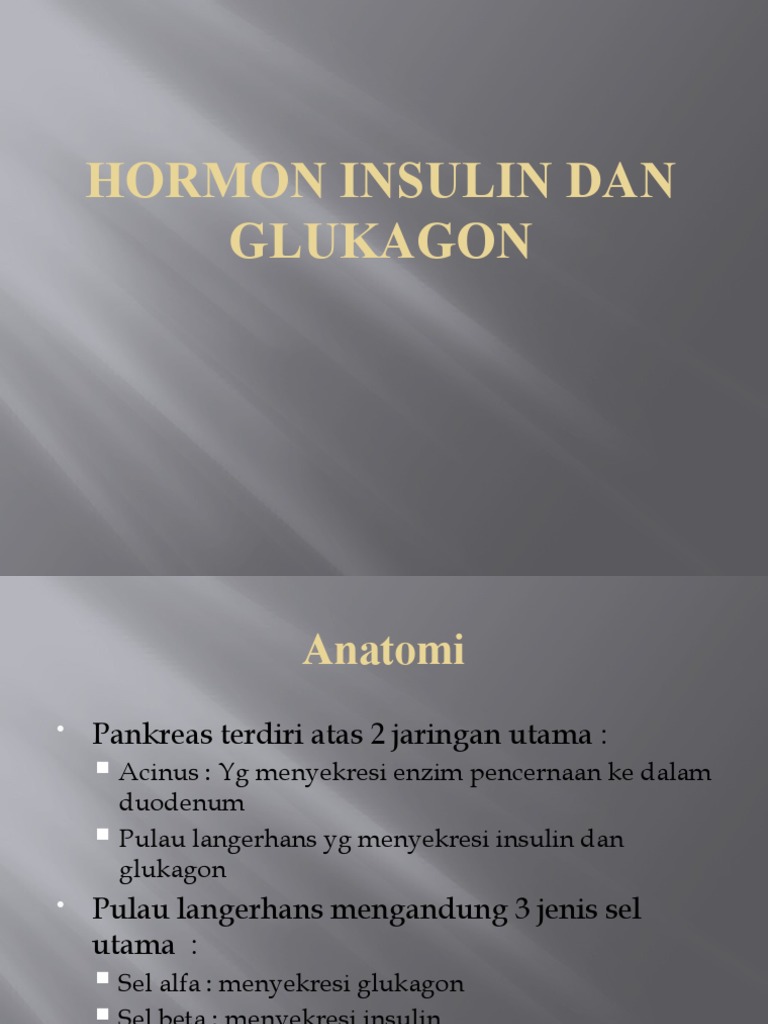 Hormon Insulin Dan Glukagon PDF