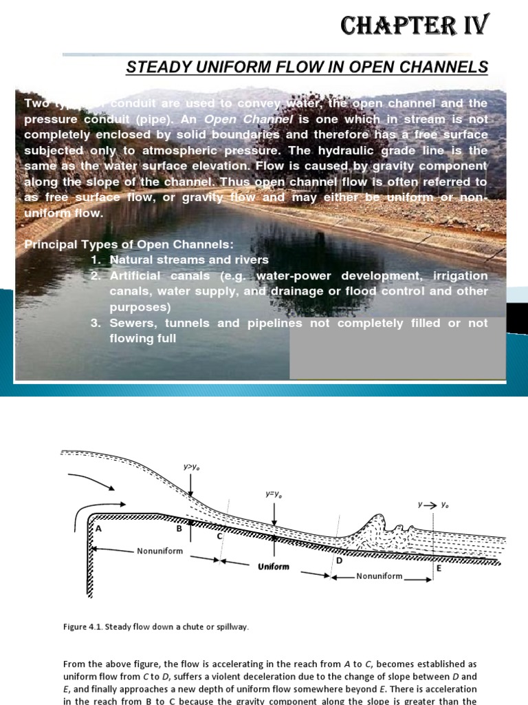 Open Channel Flow Dynamics and Types | PDF | Classical Mechanics ...