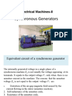 Equivalent Circuit and Phasor Diagrams of Synchronous Generator