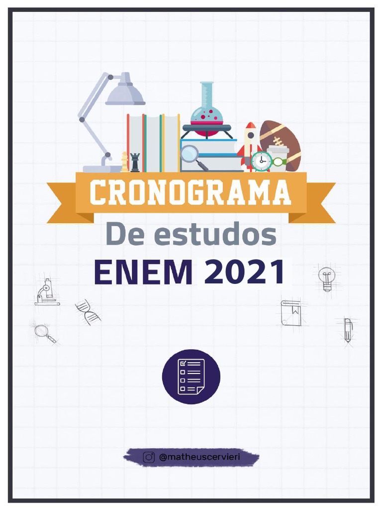 Cronograma de Estudos Enem | PDF