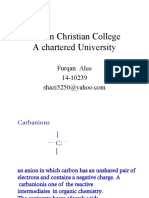 Forman Christian College A Chartered University: Furqan Alee 14-10239