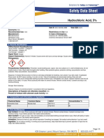 Hydrochloric Acid 5 Safety Data Sheet