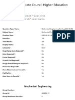 Mechanical Engineering 3rd Aug 2021 Shift2 - 800894115