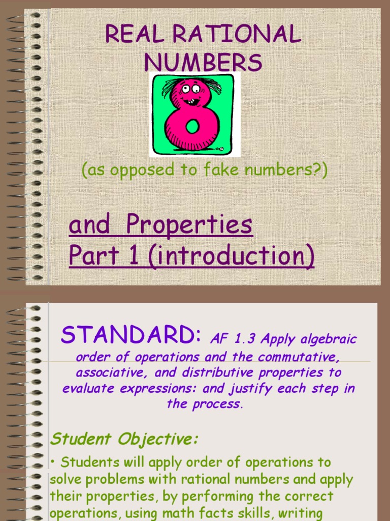 Rational Numbers and Properties | PDF | Numbers | Rational Number