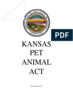 Kansas Pet Animal Act For Website