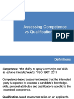 Competence Vs Qualification