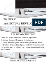 Chapter 10 Intellectual Development