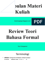 Kuliah Ke- 3- Review Teori Bahasa Formal