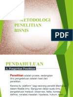 Metodologi Penelitian Bisnis