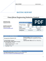 Rating Report: Omar Jibran Engineering Industries Limited
