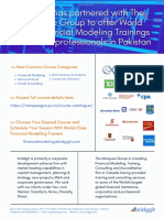 Bridggit Has Partnered With The Marquee Group To Offer World Class Financial Modelling Trainings To Finance Professional in Pakistan