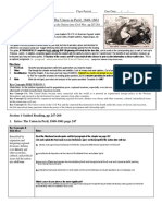 Guided Reading & Analysis: The Union in Peril, 1848-1861 Chapter 13