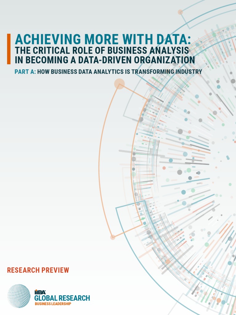 Achieving More With Data Part A Preview Edition | PDF | Analytics ...