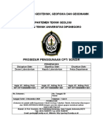 SOP Penggunaan Alat Sondir Lab 3G