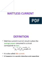 Wattless Current