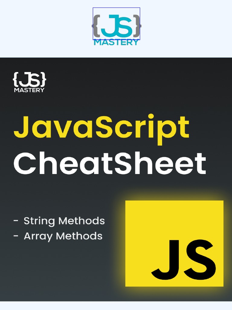 Js Cheatsheet 2 | PDF | Array Data Type | String (Computer Science)