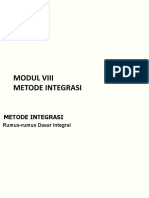 Modul 8 Metode Integrasi