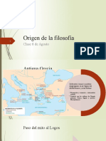 Origen de La Filosofía