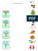Estações Do Ano - Exercício de Correspondência