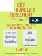 Co Founder's Agreement