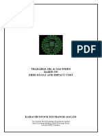 Tradable Oil & Gas Index Based On Free-Float and Impact Cost