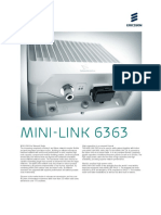 MINI-LINK 6363: MINI-LINK The Network Node High Capacities in A Compact Format
