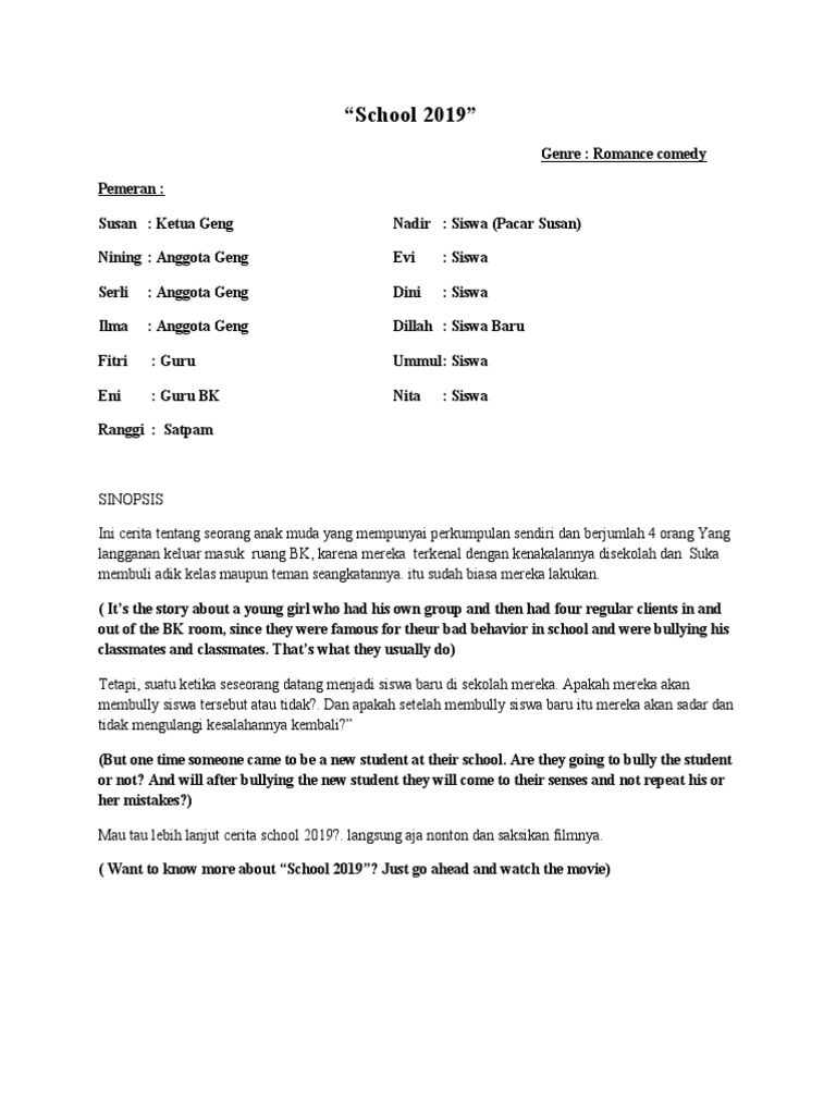 School 2019 Wps Office Pdf