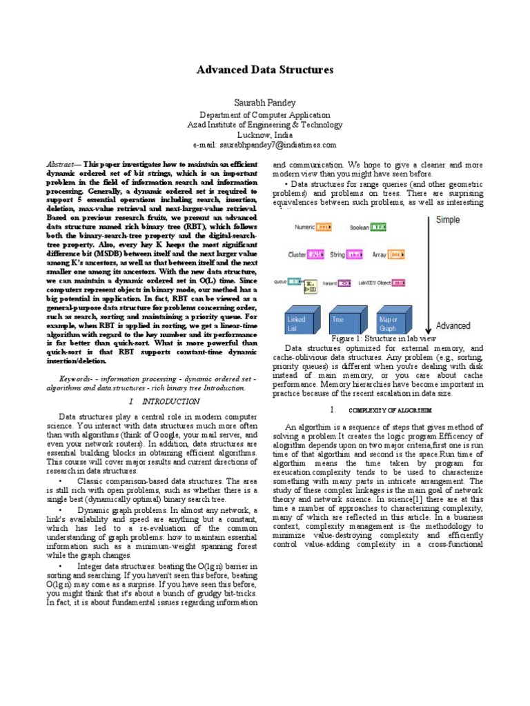 Advanced Data Research Paper | PDF | Applied Mathematics | Theoretical ...