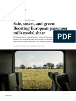 Safe, Smart, and Green: Boosting European Passenger Rail's Modal Share