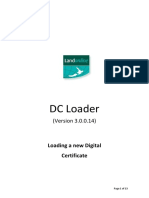 Load a Digital Certificate in DC Loader (Version 3.0