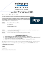 Painter Workshop 2011: Together, Realizing Potentials